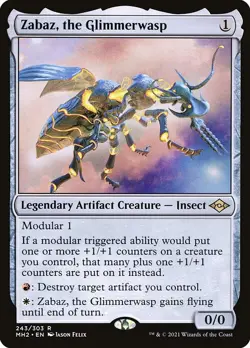 [MTG] Zabaz, the Glimmerwasp (243) (MH2) NM - Image 1