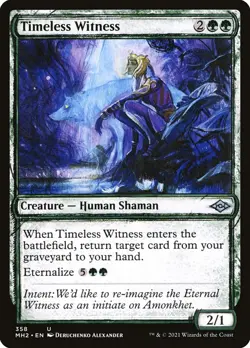 [MTG] Timeless Witness (Showcase) (358) (MH2) NM - Image 1