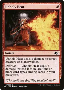 [MTG] Unholy Heat (145) (MH2) NM - Image 1