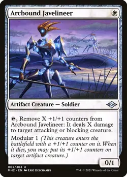 [MTG] Arcbound Javelineer (002) (MH2) NM - Image 1