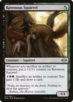 [MTG] Ravenous Squirrel (211) (MH2) NM - Image 1
