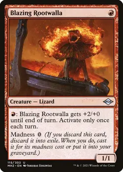 [MTG] Blazing Rootwalla (115) (MH2) NM - Image 1