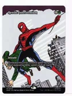 Heroic Intervention - #034 Regular (Borderless) Spider Man Eternal-Legal - Mtg - Image 1