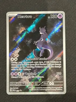 PROMO Mewtwo 052 Black star promo 151 Scarlet and Violet Pokemon TCG NM - Image 1