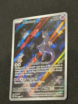 PROMO Mewtwo 052 Black star promo 151 Scarlet and Violet Pokemon TCG NM - Image 3