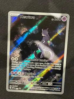 PROMO Mewtwo 052 Black star promo 151 Scarlet and Violet Pokemon TCG NM - Image 5
