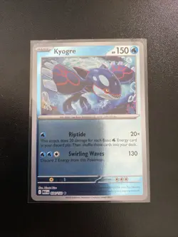 Pokemon TCG Kyogre Holo Rare Mega Evolutions 034/132 Near Mint - Image 1