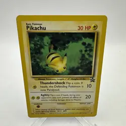 Pokemon Pikachu #27 WOTC Black Star Promo LP/MP - Image 1