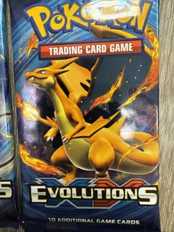 Pokemon TCG Factory Sealed Authentic XY Evolutions Booster Pack Artwork Set Of 4 - Image 4