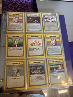 pokemon binder collection base set unlimited all near mint to mint - Image 1