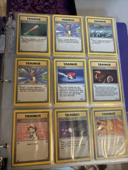 pokemon binder collection base set unlimited all near mint to mint - Image 2
