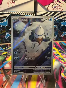 Snover IR Full Art 140/132 Me01: Mega Evolution POKEMON NEAR MINT - Image 1