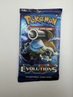 Lot Of 4x Pokemon XY EVOLUTIONS Booster Pack Complete Art Set - Image 2