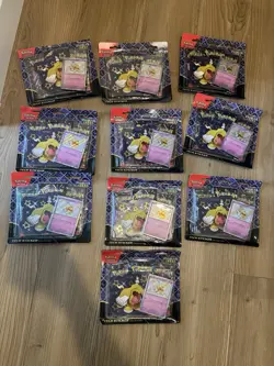 Pokemon Paldean Fates Tech Sticker Collection Lot of 10 - Image 1