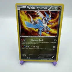 Pokemon White Kyurem Rare 102/149 Cracked Ice Holo - Image 1