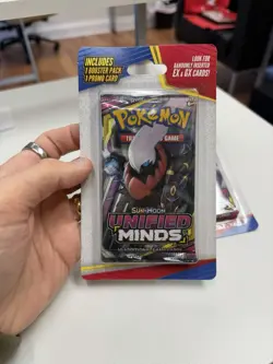 Pokemon Sun and Moon Unified Minds Hanger Box + 2 Blister Packs (Sealed Lot) - Image 4