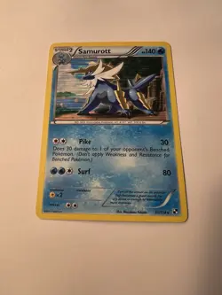 Pokemon TCG Samurott Holo 31/114 Near Mint Condition - Image 1