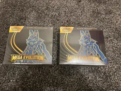 Pokemon Mega Evolution Elite Trainer Box ETB Set of 2 Lucario boxes Sealed - Image 1