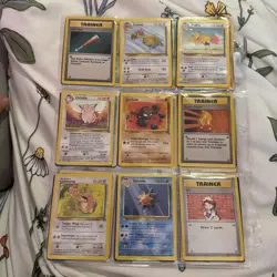 Pokemon Base Set Jungle Fossil Holos + WOTC - Image 1