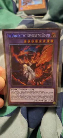 Yu-Gi-Oh TCG The Dragon That Devours The Dogma CH01-EN041 Starlight Rare 1st Ed. - Image 1