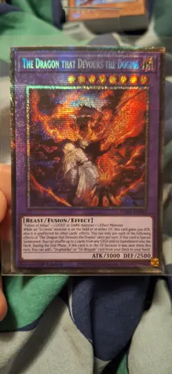 Yu-Gi-Oh TCG The Dragon That Devours The Dogma CH01-EN041 Starlight Rare 1st Ed. - Image 2