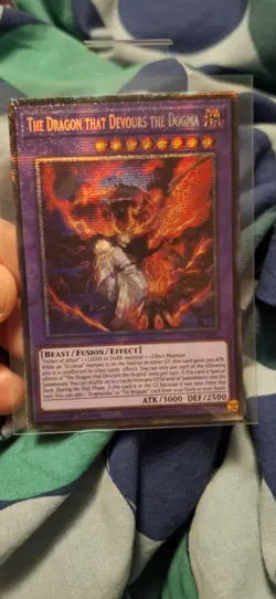 Yu-Gi-Oh TCG The Dragon That Devours The Dogma CH01-EN041 Starlight Rare 1st Ed. - Image 3