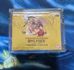 ONE PIECE CARD GAME: KINGDOMS OF INTRIGUE BOOSTER BOX OP04 24 Packs IN STOCK - Image 1