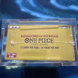 ONE PIECE CARD GAME: KINGDOMS OF INTRIGUE BOOSTER BOX OP04 24 Packs IN STOCK - Image 3