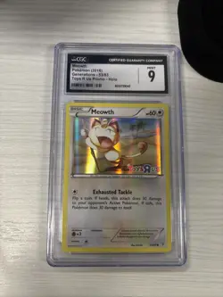 Meowth 53/83 Holo 2016 XY Generations Toys R Us Promo Pokemon Card CGC Mint 9 - Image 1