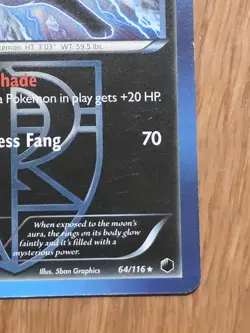 Pokemon Umbreon TCG Team Plasma Freeze Card 64/116 Regular Non Holo Rare - Image 5