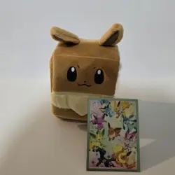 Eevee Plush DeckBox Prismatic Evolutions Super Premium Collection & Sylveom Card - Image 3