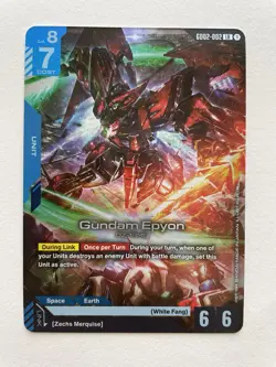 Gundam Card Game Gundam Epyon GD02-002 LR English - Image 1