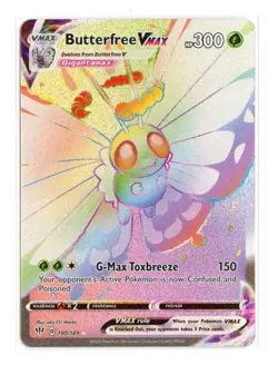 Butterfree VMAX 190/189 Secret Rare Holo Darkness Ablaze Pokemon TCG Card - Image 1