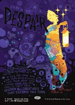 Force of Despair - Extended Art Promo Secret Lair Promos NM MTG - Image 1