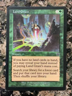 MTG Land Grant x1 Mercadian Masques NM, Magic the Gathering - Image 1