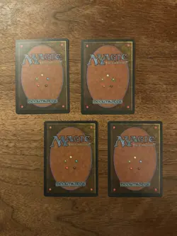 Dark Ritual NM+ 4x NEVER PLAYED MTG Fourth 4th Ed. Magic x4 1995 FREE SHIPPING - Image 2