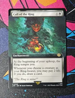 Call of the Ring NM Extended Art MTG Lord of the Rings 355 Unplayed Magic - Image 1