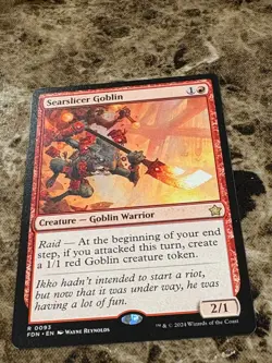 SEARSLICER GOBLIN Magic the Gathering MTG Foundations Rare - Image 1