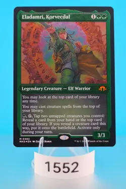 MTG Eladamri, Korvecdal (Foil Etched) Modern Horizons 3 Foil #483 - Image 1