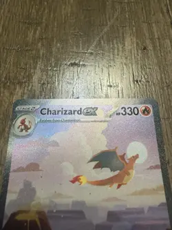 Pokemon TCG Charizard EX Card 199/165 SIR Scarlet & Violet 151 English NM - Image 3