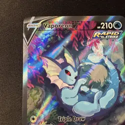 Vaporeon v SWSH181 Sword & Shield Promo Holo Pokemon TCG Card NM - Image 2