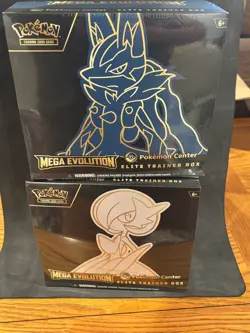 Pokemon TCG Mega Evolution Pokemon Center Elite Trainer Box ETB Set of 2 - Image 1