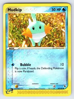 Mudkip 59/109 2003 EX Ruby & Sapphire Pokemon Card TCG e-Series Nintendo - Nm - Image 1