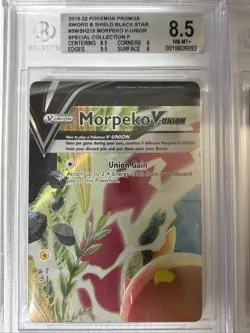 2019-22 Pokemon Morpeko V -union #swsh215 Beckett Graded 4 Card Lot - Image 3