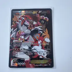 Pokemon TCG Team Magma's Groudon-EX Holofoil Card 15/34 Double Crisis - Image 1