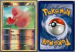 2010 Pokemon, HGSS Triumphant, #66/102 Lickitung, Reverse Holo Common - Image 1
