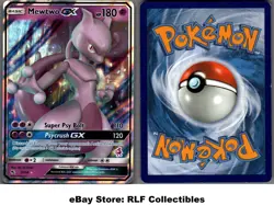 2019 Pokemon, Hidden Fates Battle Academy, #31/68 Mewtwo GX, Stamped Ultra Rare - Image 1
