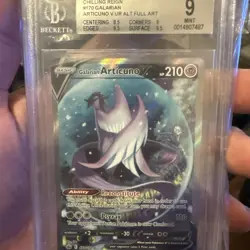 Galarian Articuno V Alt Art Chilling Reign-FA PSA 9 Mint Pokemon SWSH - Image 3