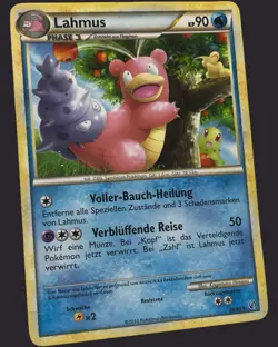 Lahmus # 38/90 Uncommon Heartgold Soulsilver Undaunted 2010 Pokemon - Image 1