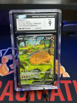 Pokemon TCG Charizard V UPC Promo Set SWSH260 CGC 9 - Image 1